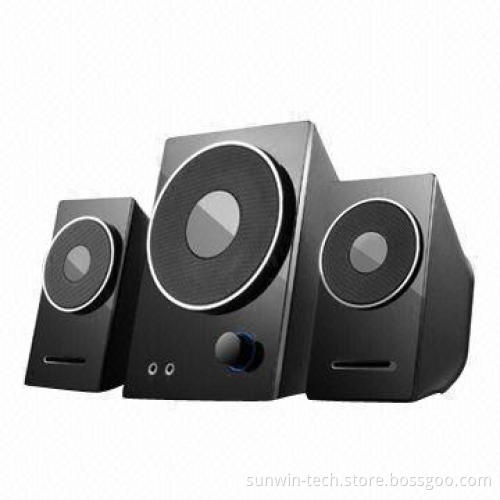 Computer speaker with >80dB S/N ratio